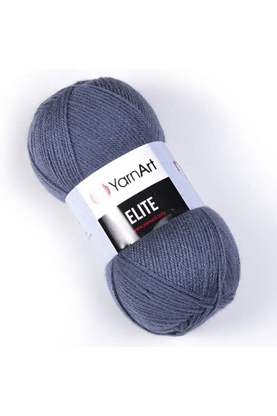 Yarnart Elite - Χειροποίητο Πλεκτό Νήμα Γκρι-μπλε-842