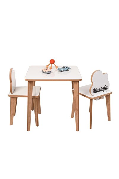 wudie İsme Özel Masa Sandalye Takımı Çocuk Oyun Masası Çalışma Masası Çocuk S...