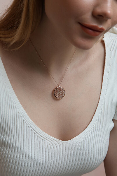 MM Madam&Matmazel Kadın Modası Hediye Paketli Yaşam Çiçeği Gümüş Kadın Kolye ...