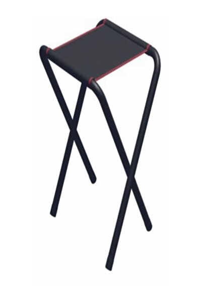 EGEHEDEF Katlanabilir Mini Katlanır Balıkçı Kamp Piknik Taburesi Metal Siyah ...
