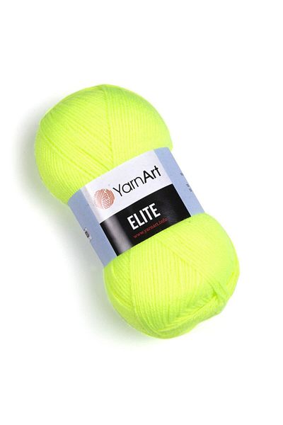 Yarnart Elite - Χειροποίητο Πλεκτό Νήμα Highlighter Green-79