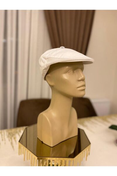 KOGLU Köylü kasketi fileli keten