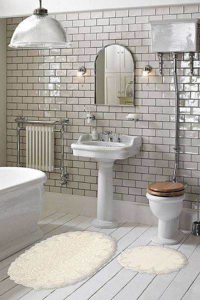 Dekoreko Seersucker Lacy 2-Piece Toilet Bathroom Set Blanca Cream