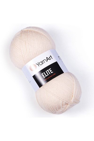 Yarnart Elite - Χειροποίητο Πλεκτό Νήμα Dark Cream-854