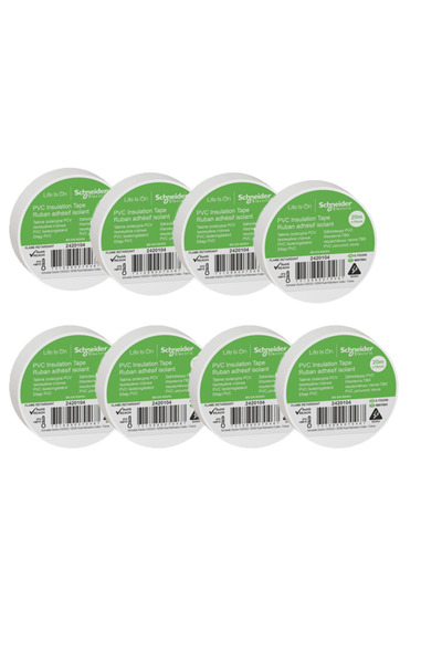 Schneider Electric Schneider Thorsman İzole Bant  8'Lİ 19mmx20mt Beyaz 2420104