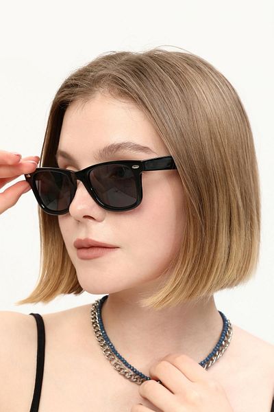 Alexis Carrel Tabbart Unisex Black Sunglasses - Trend