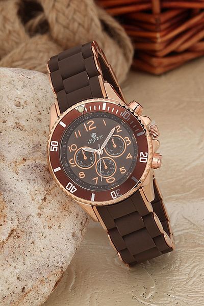 Vegans 3590 Women's Silicone Cord Wristwatch