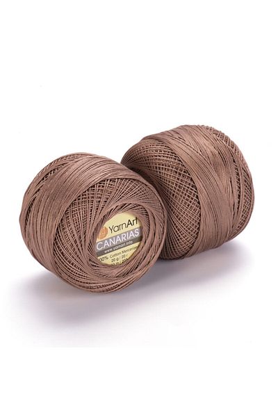 Yarnart Canarias - Mercerized Lace Νήμα Milk Coffee-0015