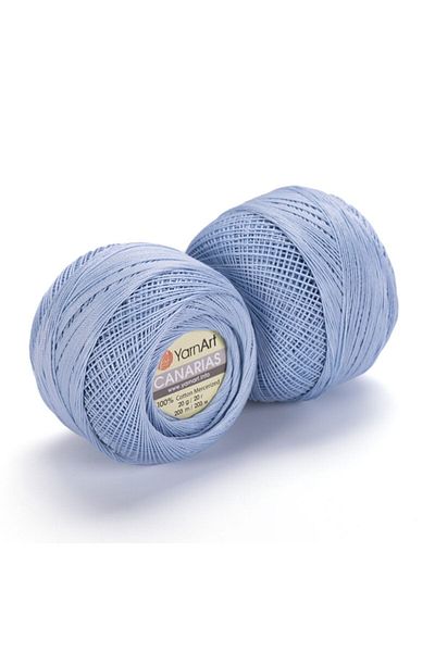 Yarnart Canarias - Mercerized Lace Floss Baby Blue-4917