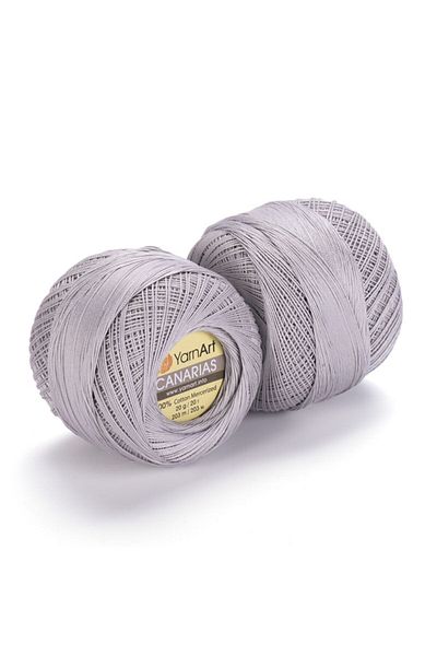 Yarnart Canarias - Mercerized Lace Floss Grey-4920