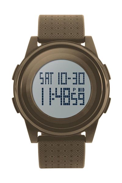 Vegans 1206 Digital Silicone Unisex Wristwatch