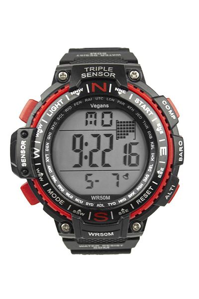 Vegans 352 Digital Men's Wristwatch
