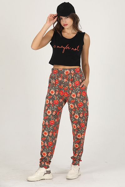 Jenny Daphne Lady Jenny Daphne - Comfortable Wear T-Shirt and Baggy Suit
