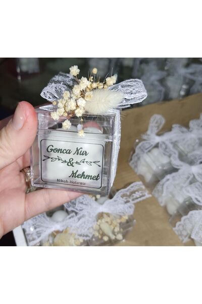 Artaş Ticaret Hediyelik Bubble Mum Nikah-Kına-Sünnet-Mevlüt 20 adet