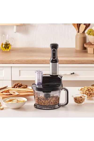 Karaca 2000W Blender and Food Processor - 4-Pack Stainless Steel Blades, Black