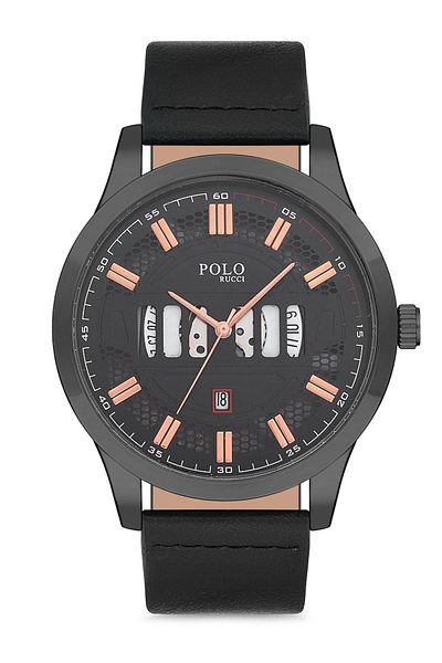 POLO Rucci 2234 Men's Calendar Strap Wristwatch