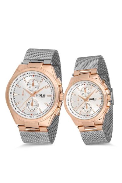 POLO Rucci 1608S Bay ve Hasırlı Kol Saati Seti