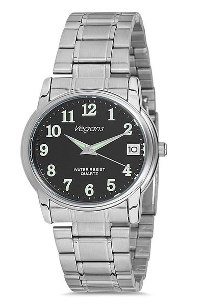 Vegans 5153 Men's Steel Cord Wrist Watch with Calendar