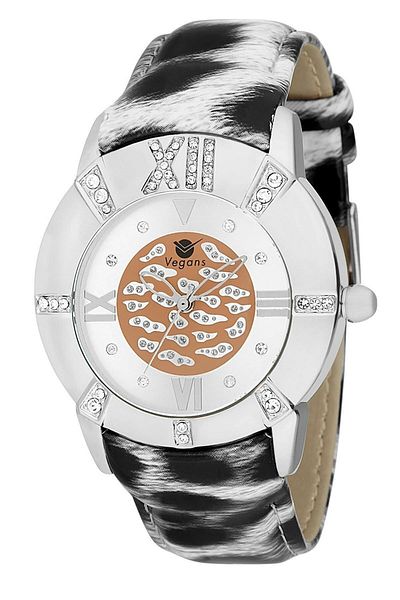 Vegans 9953 Women's Leather Strap Wristwatch
