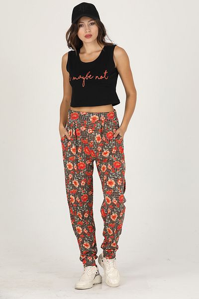 Jenny Daphne Lady Jenny Daphne - Comfortable Wear T-Shirt and Baggy Suit
