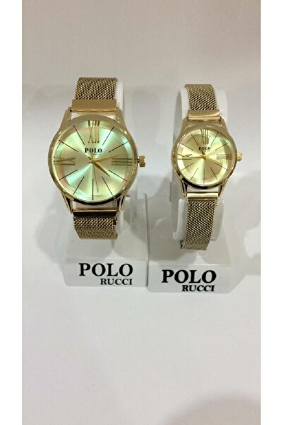 POLO Rucci 22080 Bay Ve Hasırlı Kol Saati Seti