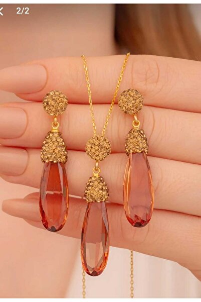 aetakıtasarım-jewaly Tasarım 925 ayar Gümüş  Zultanit Küpe ve Kolye