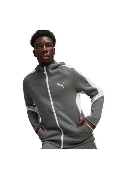 Puma Ανδρικό Φούτερ με Κουκούλα και Πλήρες Φερμουάρ EVOSTRIPE