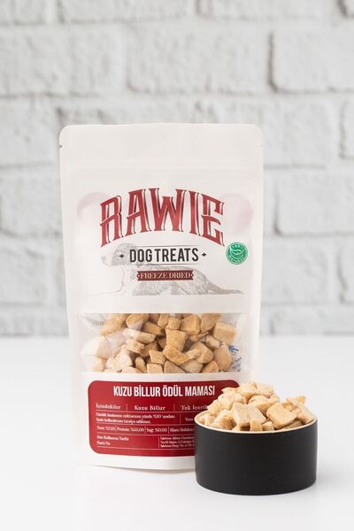 Rawie Kuzu Billur Köpek Ödül Maması, Freeze Dry, %100 Doğal, Katkısız, Sağlık...