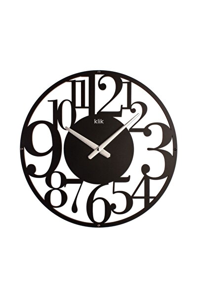 Klik Lounge Black Modern Design Wall Clock