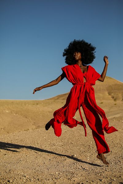 ELAF ELA'F SS'24 Helen Kimono - Soleil de Marrakech Collection