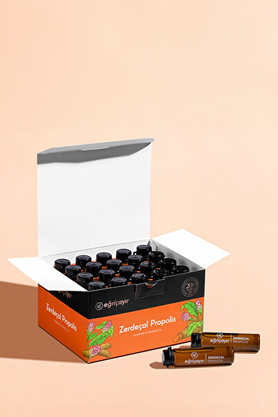 Eğriçayır Zerdeçal + Propolis Ampul Takviye Edici Gıda