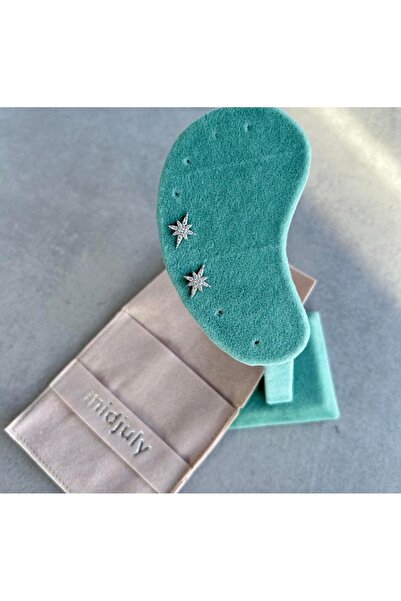 Silver Taşlı Yıldız Küpe Vıp Serisi - Zirkon Taşlı