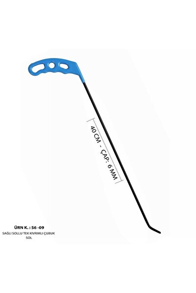 Safi Grup 40 cm 6 mm Çap Sağlı Sollu Tek Kıvrımlı Sol Boyasız Göçük Düzeltme ...