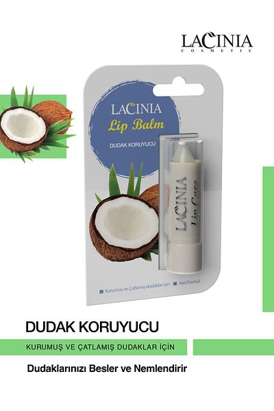 Lacinia Herbal Lip Protector Plain Lip Balm