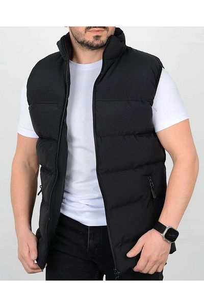 wegamen Men's Waterproof High Filling Puffer Vest