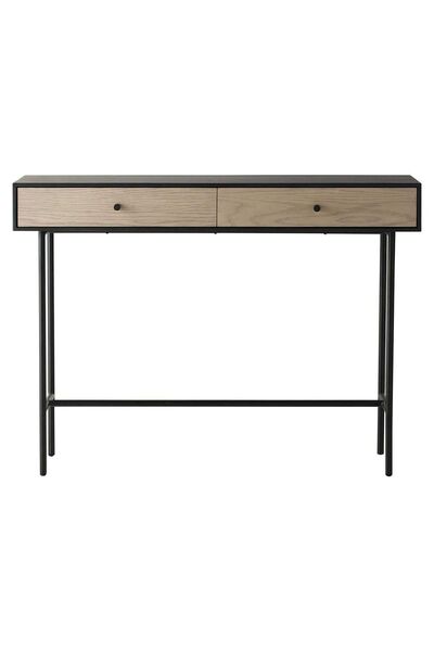 Hitit Dekorasyon Tia Siyah Metal&ahşap Dresuar