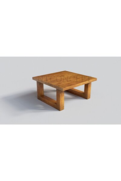 NT Concept Ntconcept Fer Masif Ahşap Sehpa(40cm-40cm-h44cm)