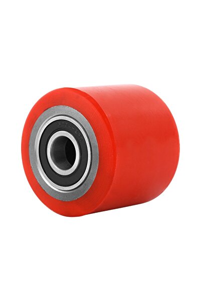 BlackBird Home Rulmanlı Transpalet Tekeri 80x70 Poliüretan Kırmızı