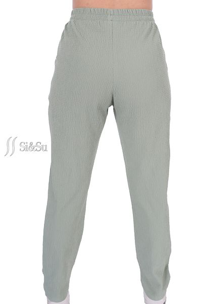 Si&Su Relaxed Fit - Pocketed and Laced Elastic Waist Trousers
