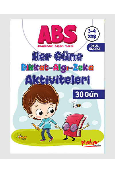 Pinokyo Yayınları Akademik Başarı Serisi Her Güne Dikkat Algı Zeka 30 Gün Etk...