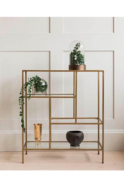 Hitit Dekorasyon Mila Gold Metal Konsol-dresuar