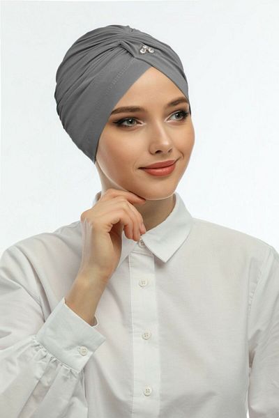 mikam Πρακτικό και κομψό 3 Stone Casual Χρήση Καπάκι Hijab Πισίνας/Θάλασσας