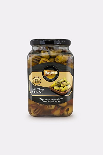 Bandara Izgara Yeşil Zeytin - Sarımsak ve Kurutulmuş Domatesli 660 gr