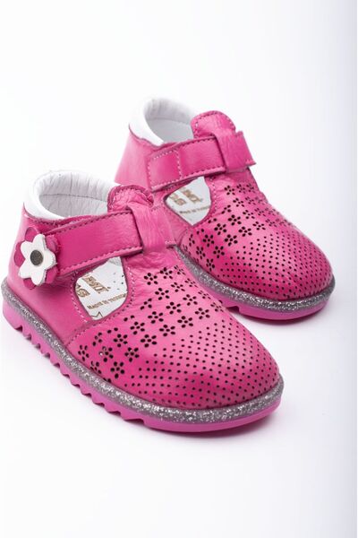 Süperland genuine leather first step shoes baby girl first step sandals orthopedic sole light sandals