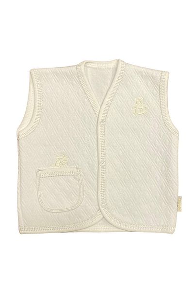 PATSAN Quilted Seasonal Baby Vest Bear And Fish