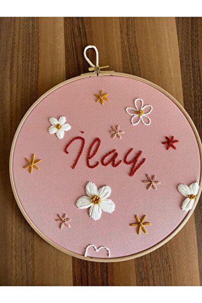 punch passion Bebek Kapı Süsü, Hastane Kapı Süsü, 25cm, Punch Nakışlı, Isimli...