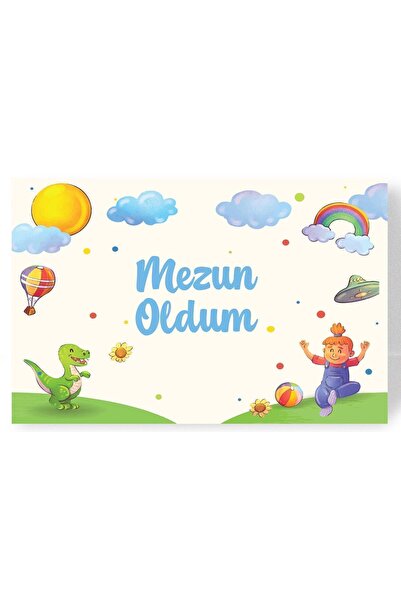 KİTABADAİR Karne Kılıfı Mezun Oldum 24X34 (1 adet)