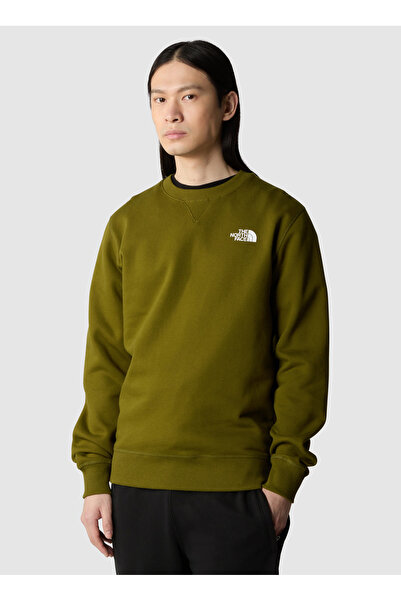 THE NORTH FACE Πράσινο ανδρικό φούτερ με λαιμόκοψη NF0A7X1IPIB1_M SIMPLE DOME CREW