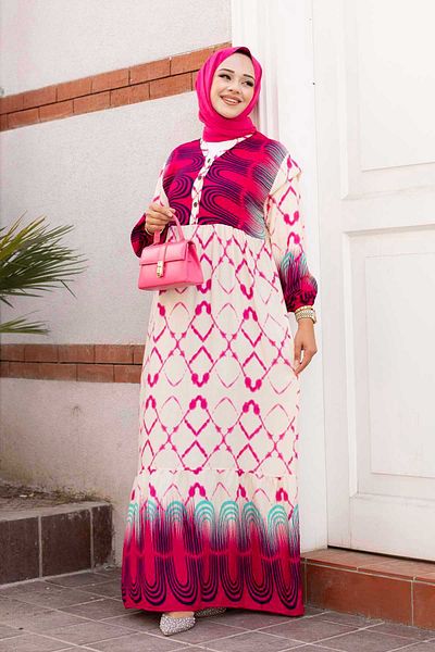 EBRUTESETTÜR Patterned Water Dress