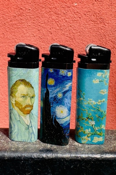 Namgo 3'lü Van Gogh Set Gazlı Çakmak